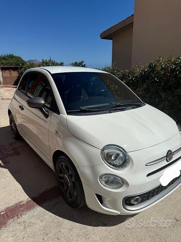 Bianco Usata 2018 Fiat 500S Due volumi | 11.500 € (Buon prezzo) - Immagine 1/4