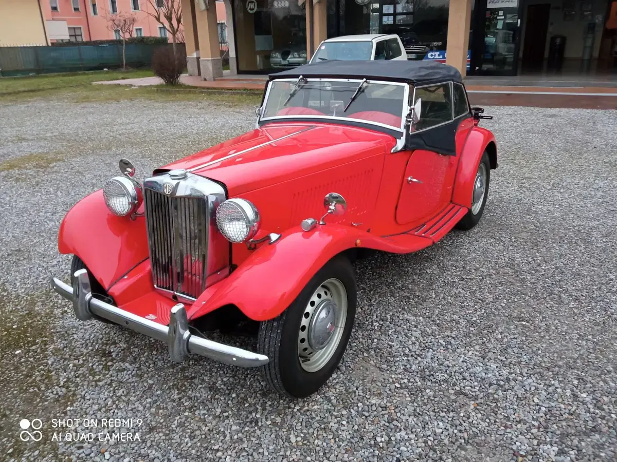 Usata MG TD 54 CV (39 kW) 1953 Rosso Cabrio