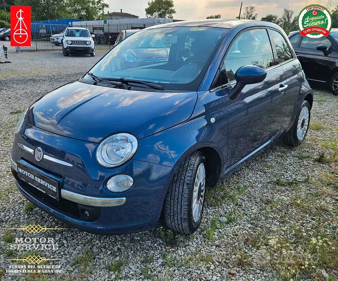 Usata Fiat 500 Lounge 69 CV (50 kW) 2013 Blu Berlina