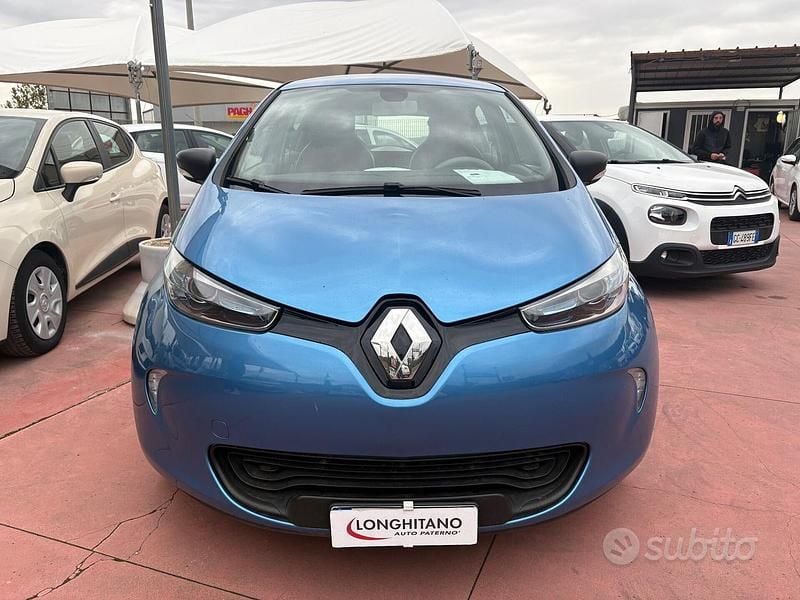 Usata Renault Zoe Life 67 kW (92 CV) 2019 Blu Utilitaria