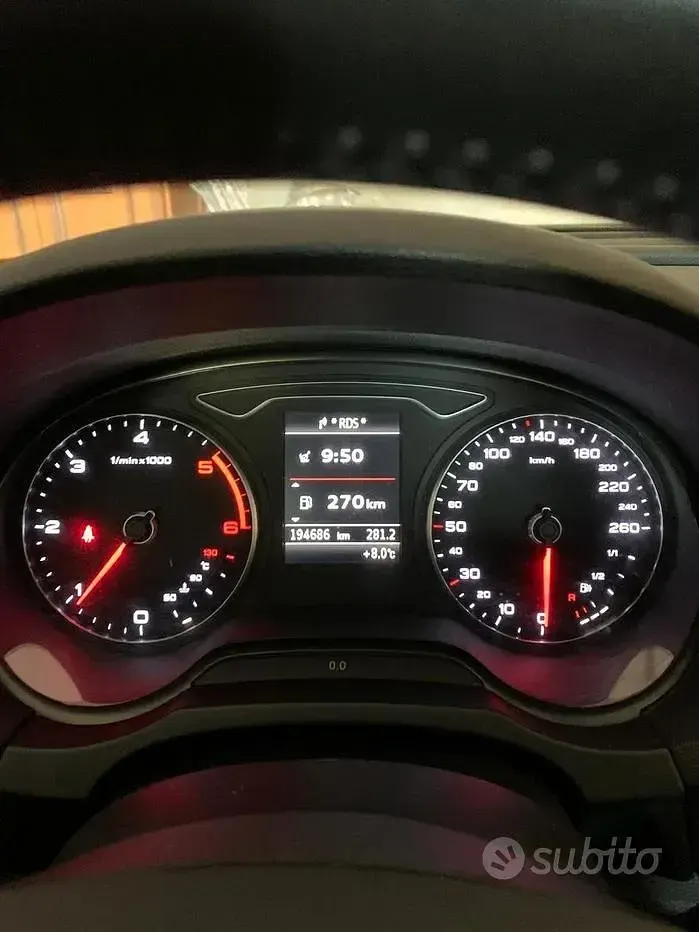 Usata Audi A3 Young 105 CV (77 kW) 2014 Bianco Berlina