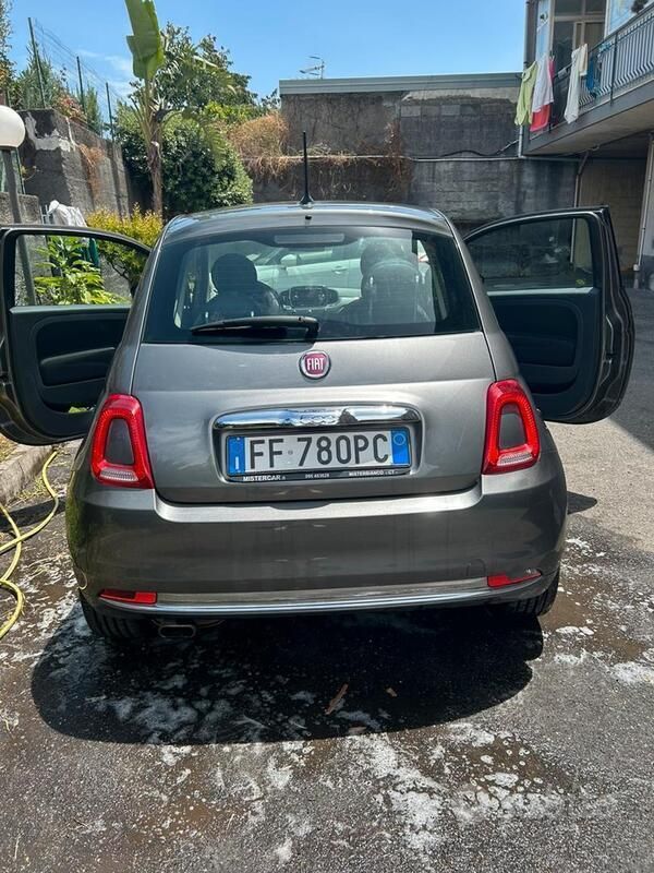 Usata Fiat 500 Lounge 69 CV (50 kW) 2016 Grigio Utilitaria
