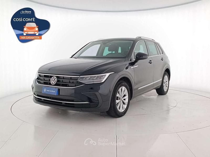 Nero perla Usata 2021 VW Tiguan Life SUV | 21.900 € (Super prezzo) - Immagine 1/4