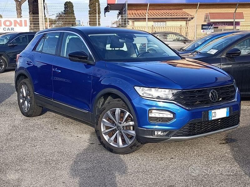 Usata VW T-Roc Style 110 CV (80 kW) 2021 Blu SUV