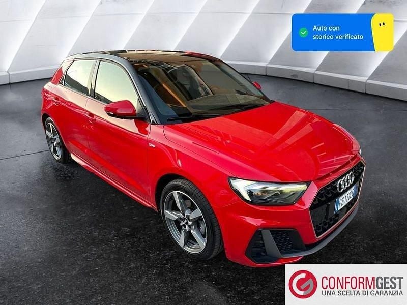 Begagnad Audi A1 Sportback S-Line 150 HK (110 kW) 2019 Röd Halvkombi