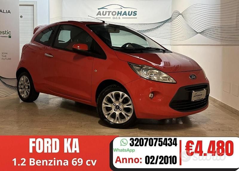 Usata Ford Ka 69 CV (50 kW) 2010 Rosso Utilitaria