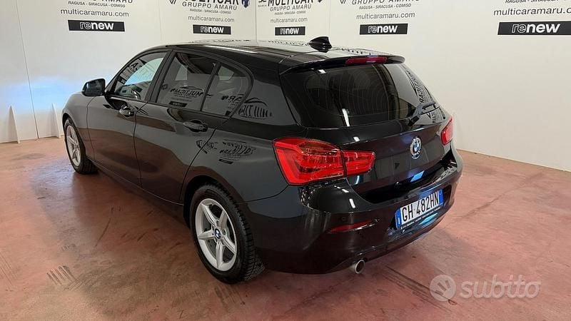 Usata BMW 116 Sport Line 116 CV (85 kW) 2017 Nero Utilitaria