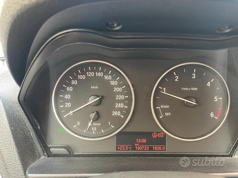 Usata BMW 116 Efficient Dynamics 115 CV (84 kW) 2014 Nero Utilitaria