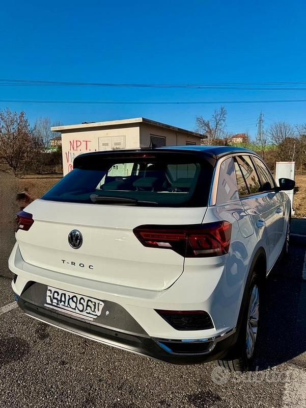 Usata VW T-Roc Advance 116 CV (85 kW) 2019 Bianco SUV