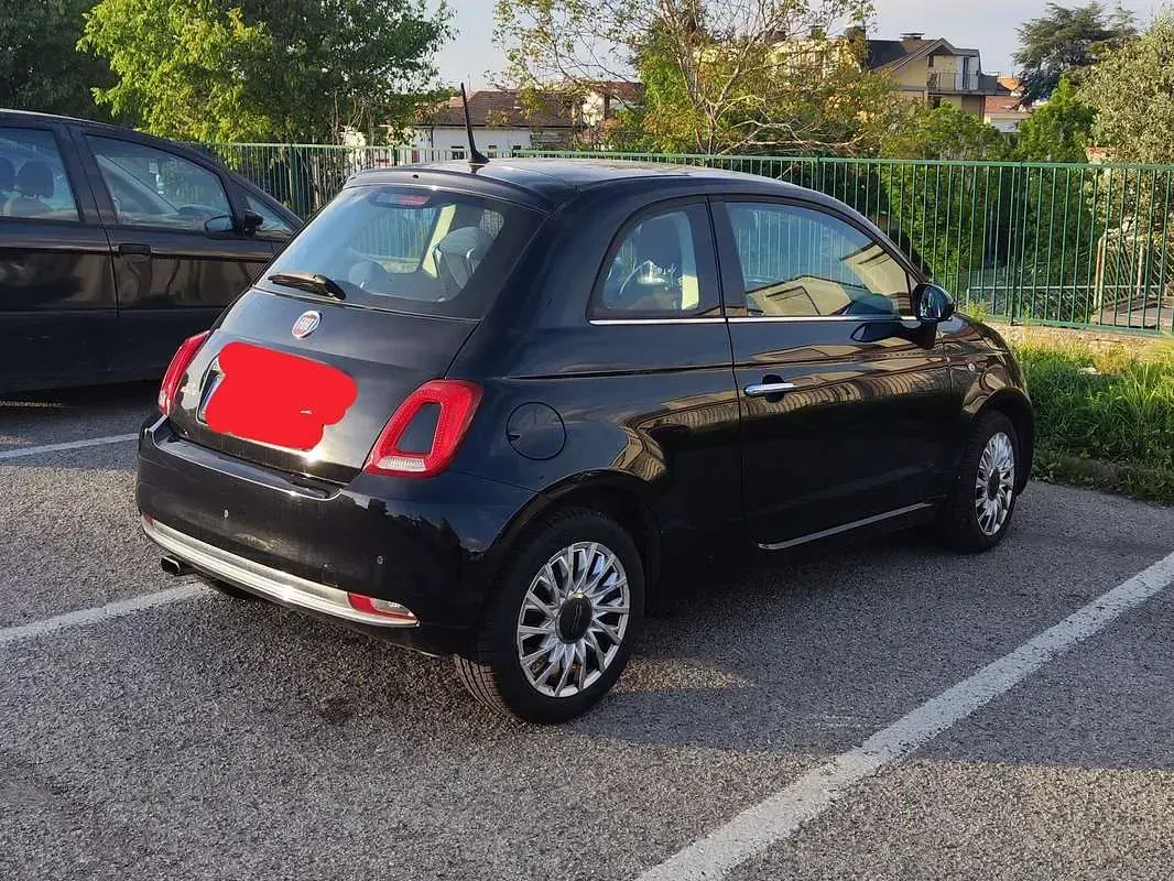 Usata Fiat 500 Lounge 69 CV (50 kW) 2019 Nero Utilitaria