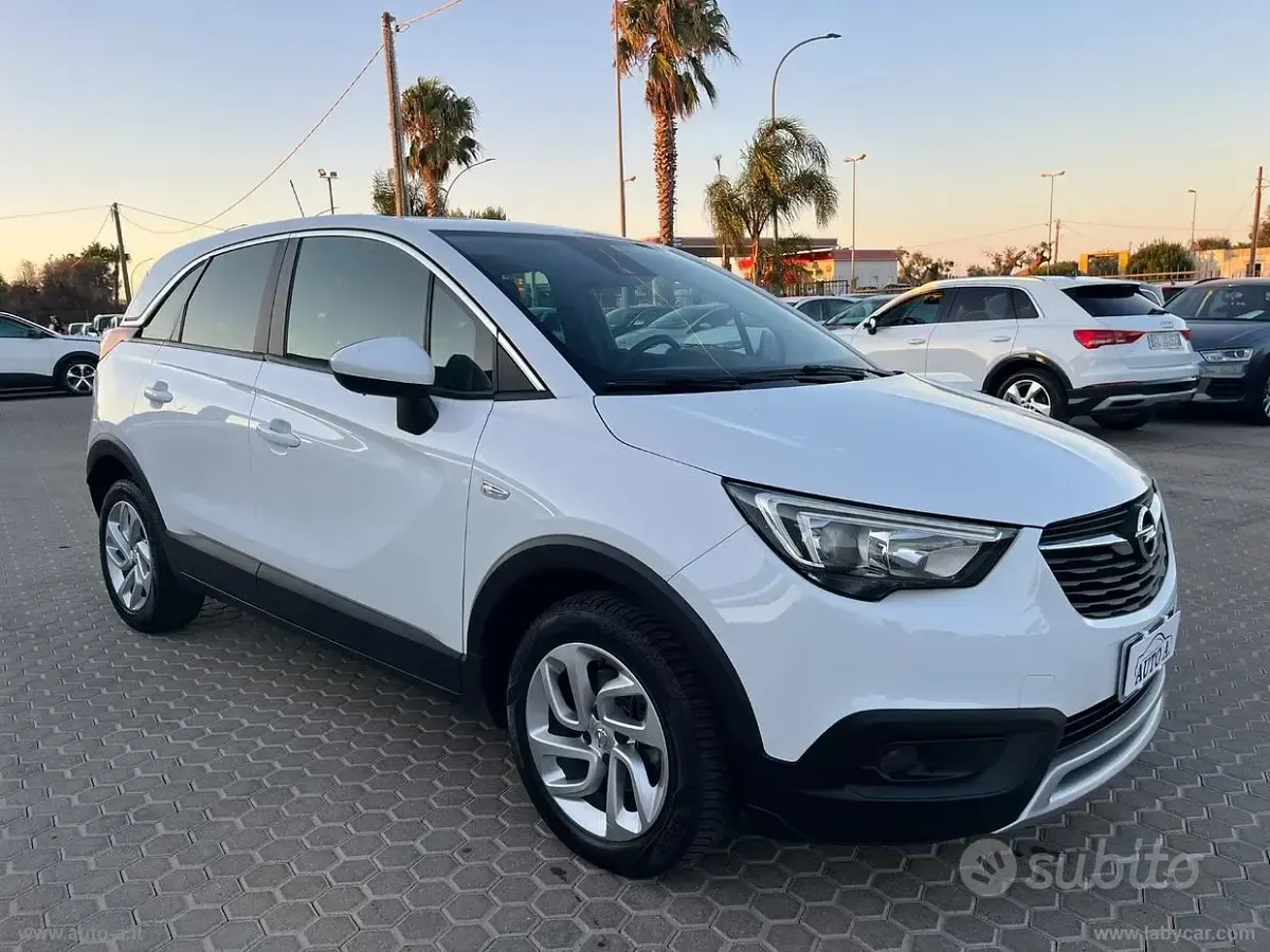 Usata Opel Crossland X Innovation 120 CV (88 kW) 2019 Bianco SUV