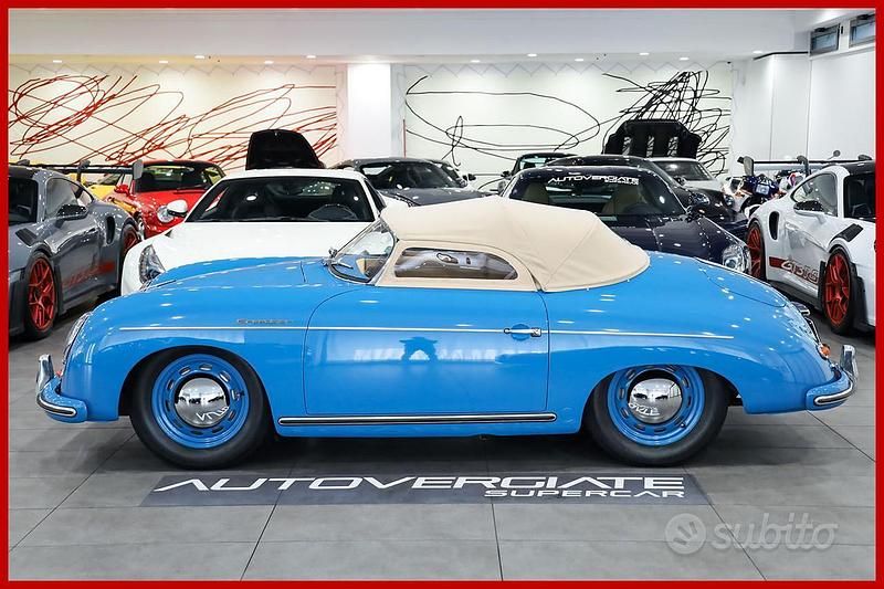 Usata Porsche 356 1950 Blu Cabrio