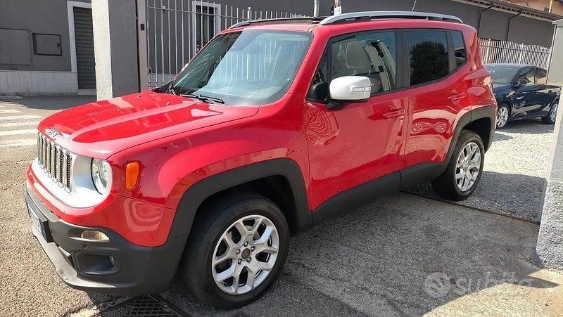 Usata Jeep Renegade Limited 140 CV (102 kW) 2017 Rosso pastello SUV