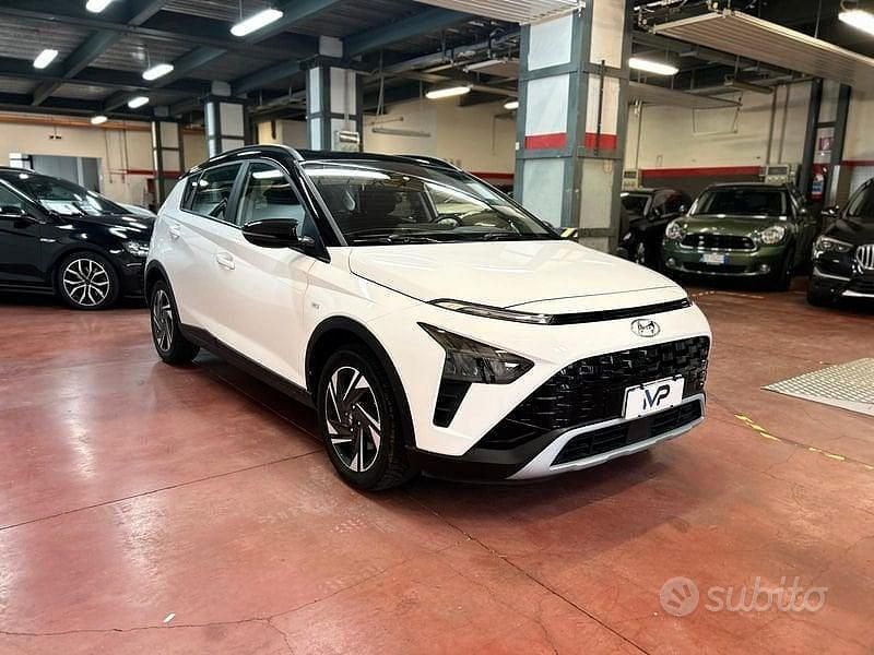 Usata Hyundai Bayon 100 CV (73 kW) 2021 Bianco SUV