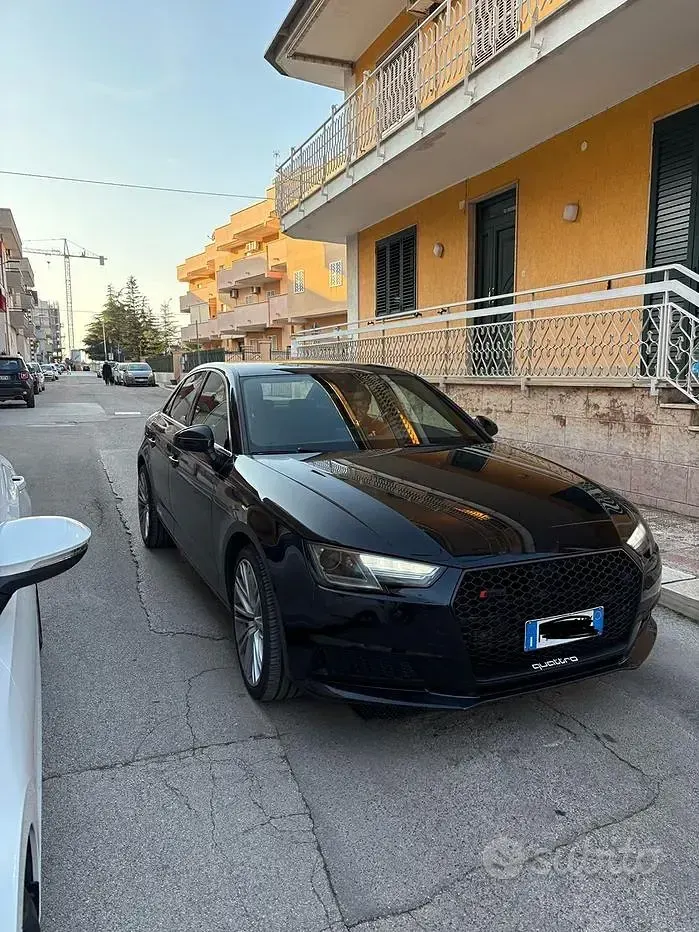 Usata Audi A4 S-Line 150 CV (110 kW) 2016 Nero Berlina