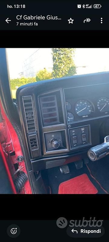 Usata Jeep Cherokee 80 CV (58 kW) 1987 Rosso SUV