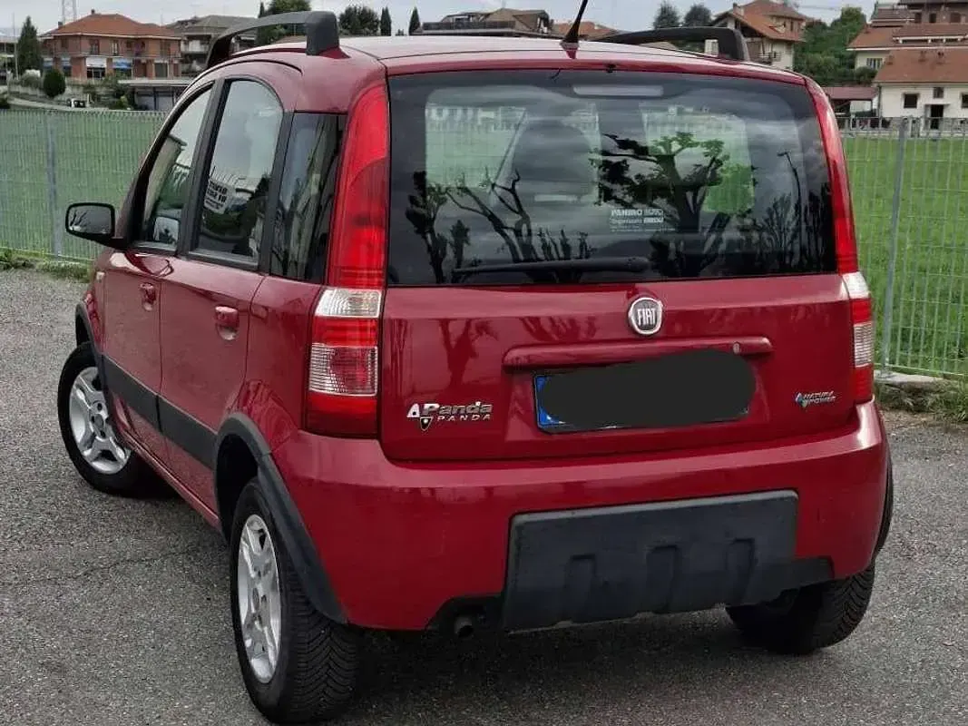 Usata Fiat Panda Climbing 60 CV (44 kW) 2009 Rosso Utilitaria