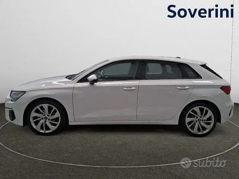 Usata Audi A3 Advanced 150 CV (110 kW) 2022 Bianco Berlina