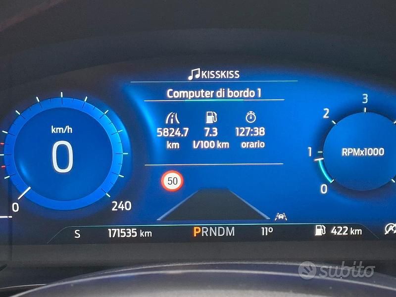 Usata Ford Kuga ST-Line 120 CV (88 kW) 2022 Grigio SUV