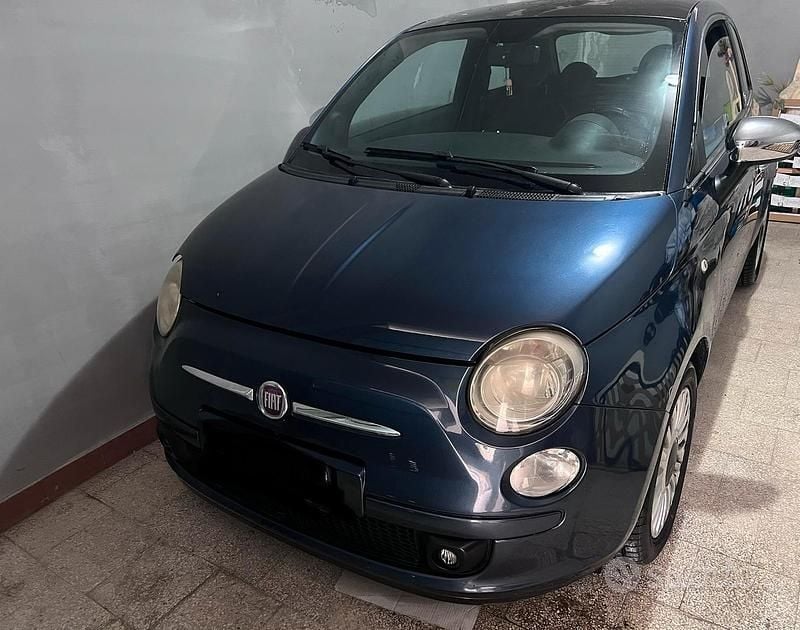 Usata Fiat 500 2009 Blu Cabrio