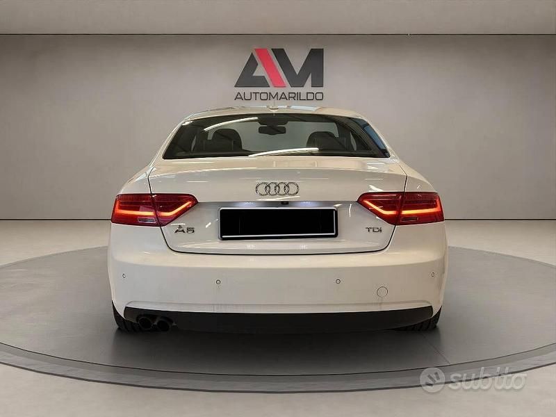 Usata Audi A5 S-Line 177 CV (130 kW) 2014 Bianco Coupé