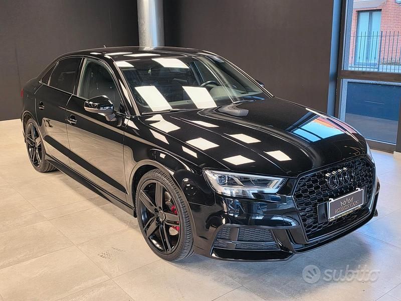 Usata Audi A3 S-Line 184 CV (135 kW) 2017 Nero Berlina