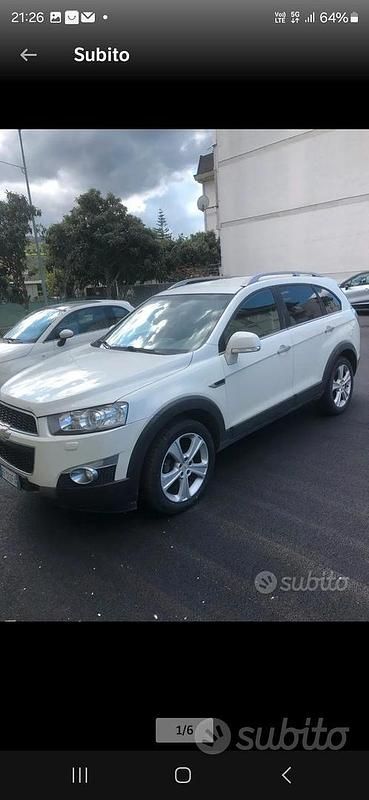 Usata Chevrolet Captiva LTZ 184 CV (135 kW) 2011 Bianco SUV