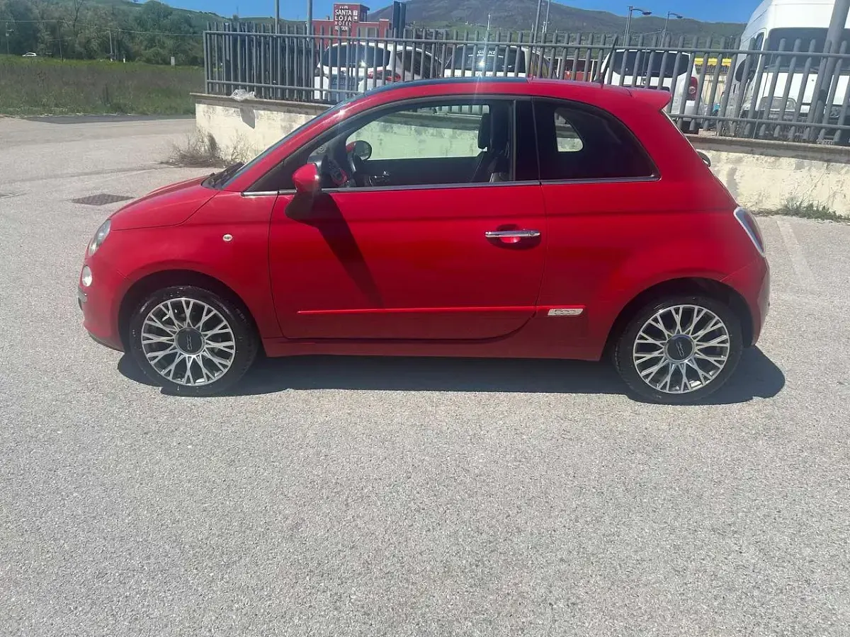 Usata Fiat 500 Lounge 69 CV (50 kW) 2015 Rosso Utilitaria