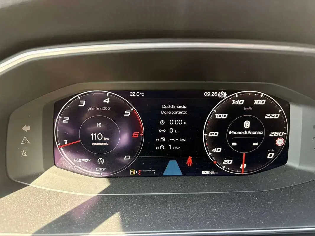 Usata Seat Leon XCELLENCE 150 CV (110 kW) 2020 Blu/azzurro Station wagon