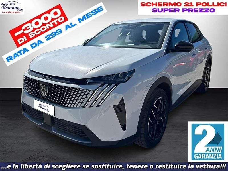 Nuova Peugeot 3008 Allure 137 CV (100 kW) 2025 Bianco Berlina