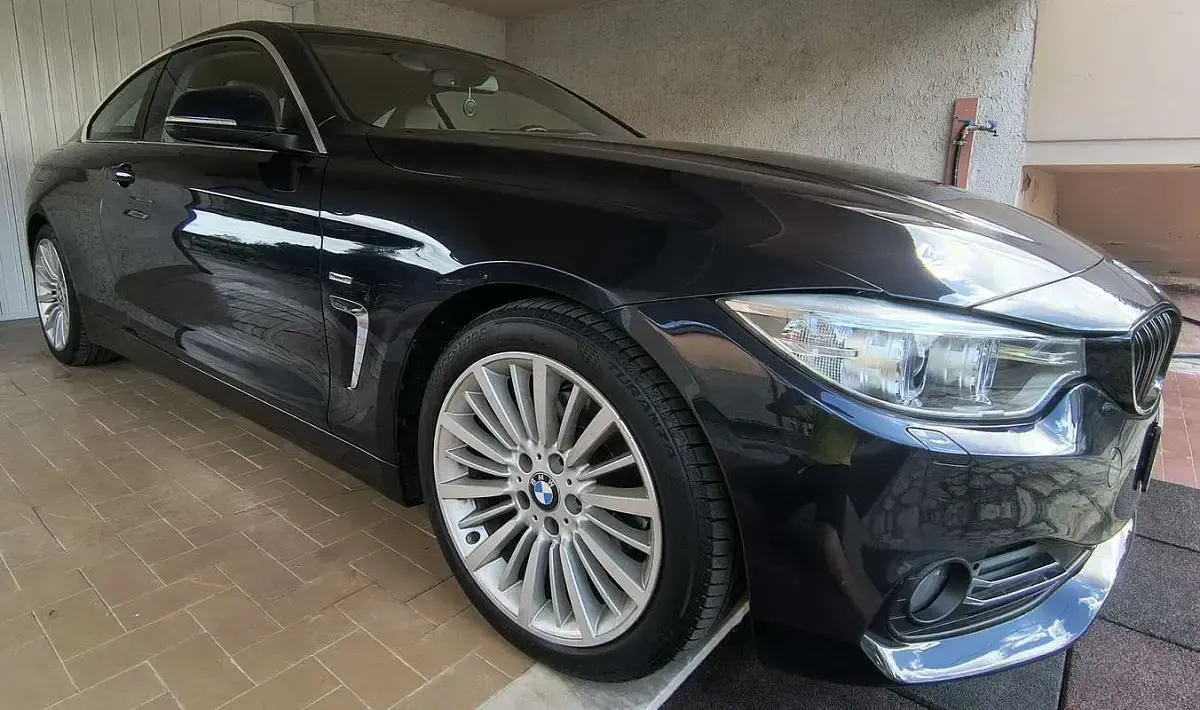 Usata BMW 420 Coupé Luxury Line 184 CV (135 kW) 2013 Blu/azzurro Coupé