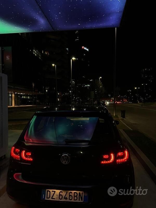 Usata VW Golf VI 160 CV (117 kW) 2010 Nero Utilitaria