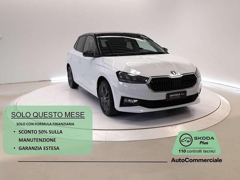 Usata Skoda Fabia Style 95 CV (69 kW) 2025 Bianco Berlina
