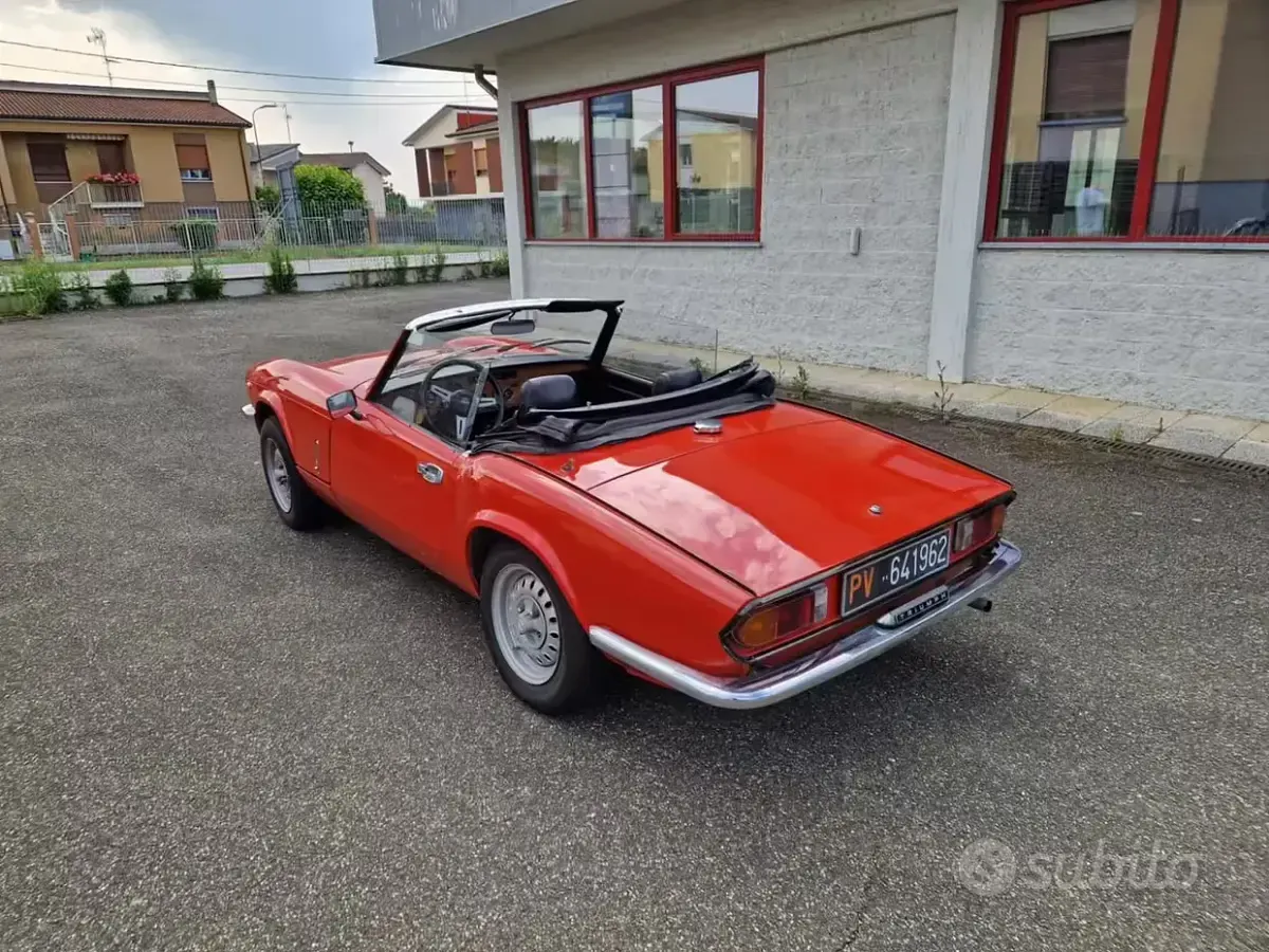 Usata Triumph Spitfire 1970 Rosso Cabrio