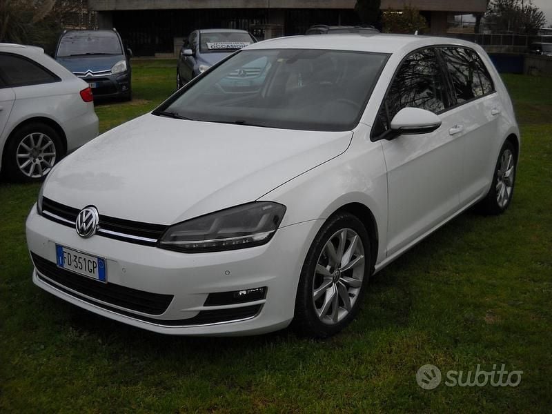 Usata VW Golf VII Comfortline 110 CV (80 kW) 2016 Bianco Berlina