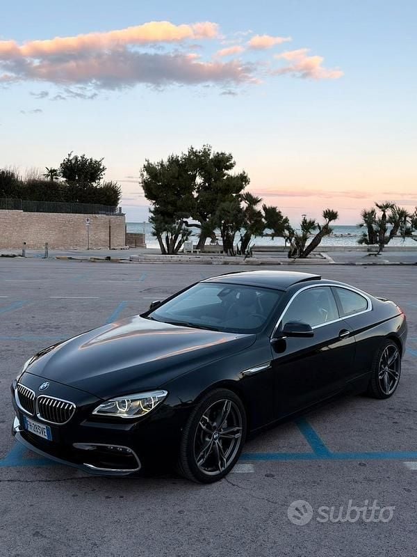 Usata BMW 640 Luxury Line 313 CV (230 kW) 2015 Nero Coupé