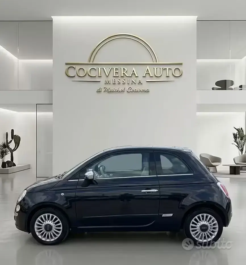 Usata Fiat 500 Lounge 69 CV (50 kW) 2012 Nero Berlina