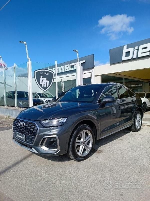 Usata Audi Q5 S-line plus 204 CV (150 kW) 2022 Grigio SUV