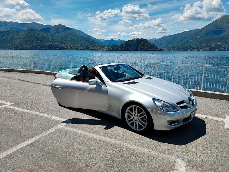 Usata Mercedes SLK200 163 CV (119 kW) 2008 Grigio Cabrio