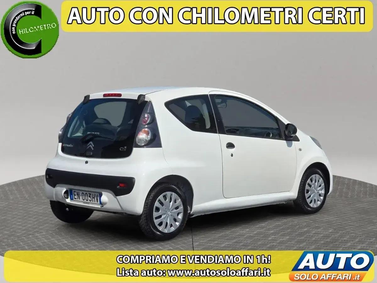 Usata Citroën C1 68 CV (50 kW) 2012 Bianco Utilitaria