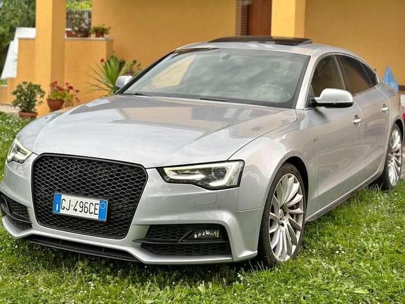 Grigio Usata 2016 Audi A5 Sportback Ambiente Due volumi | 10.500 € - Immagine 1/4