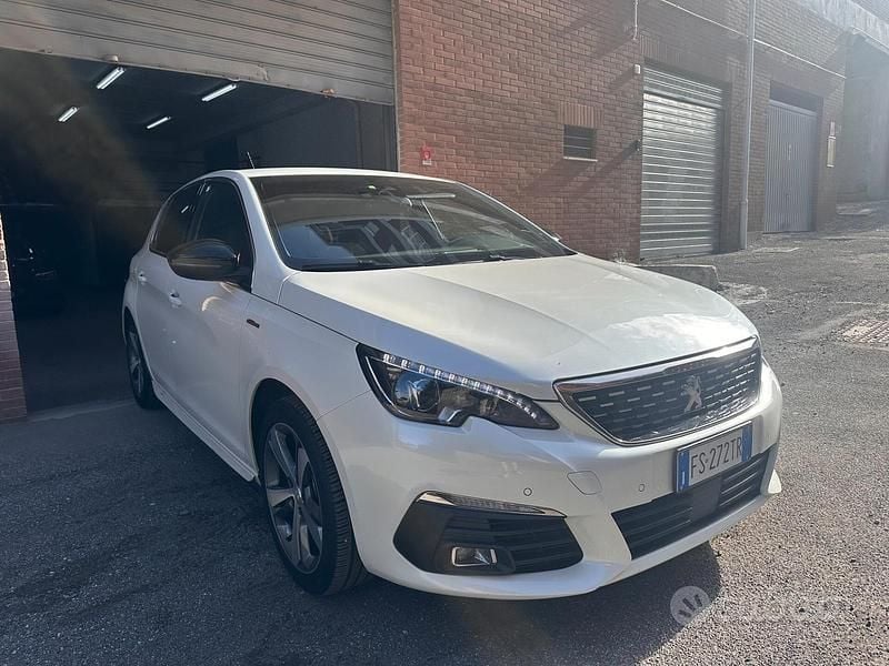 Usata Peugeot 308 GT-line 131 CV (96 kW) 2018 Bianco Berlina