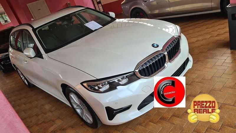 Usata BMW 318 Advantage 150 CV (110 kW) 2020 Mineralweiss metallic Station wagon