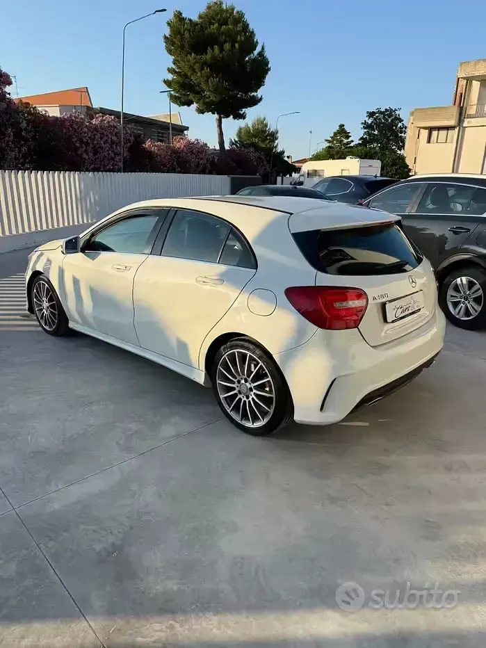 Usata Mercedes A180 Premium 109 CV (80 kW) 2015 Bianco Berlina