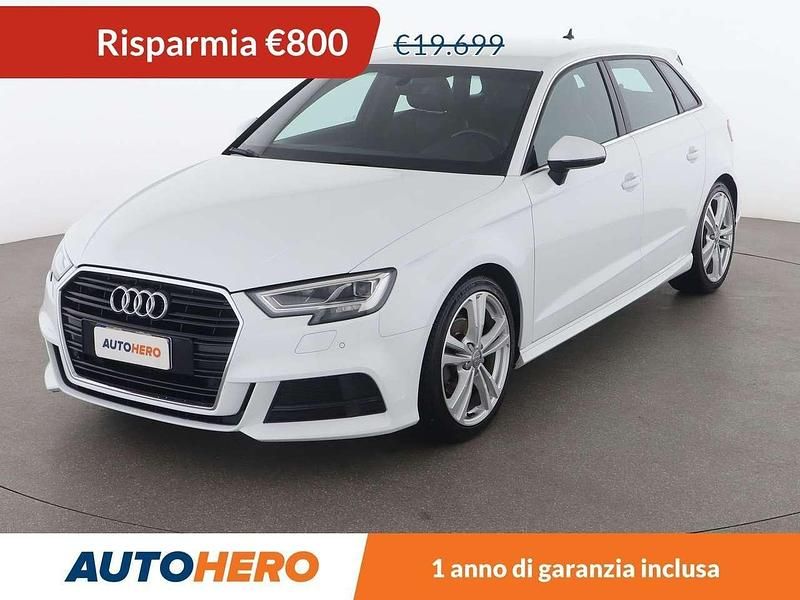 Bianco Usata 2019 Audi A3 Sport Tre volumi | 18.899 € (Buon prezzo) - Immagine 1/3