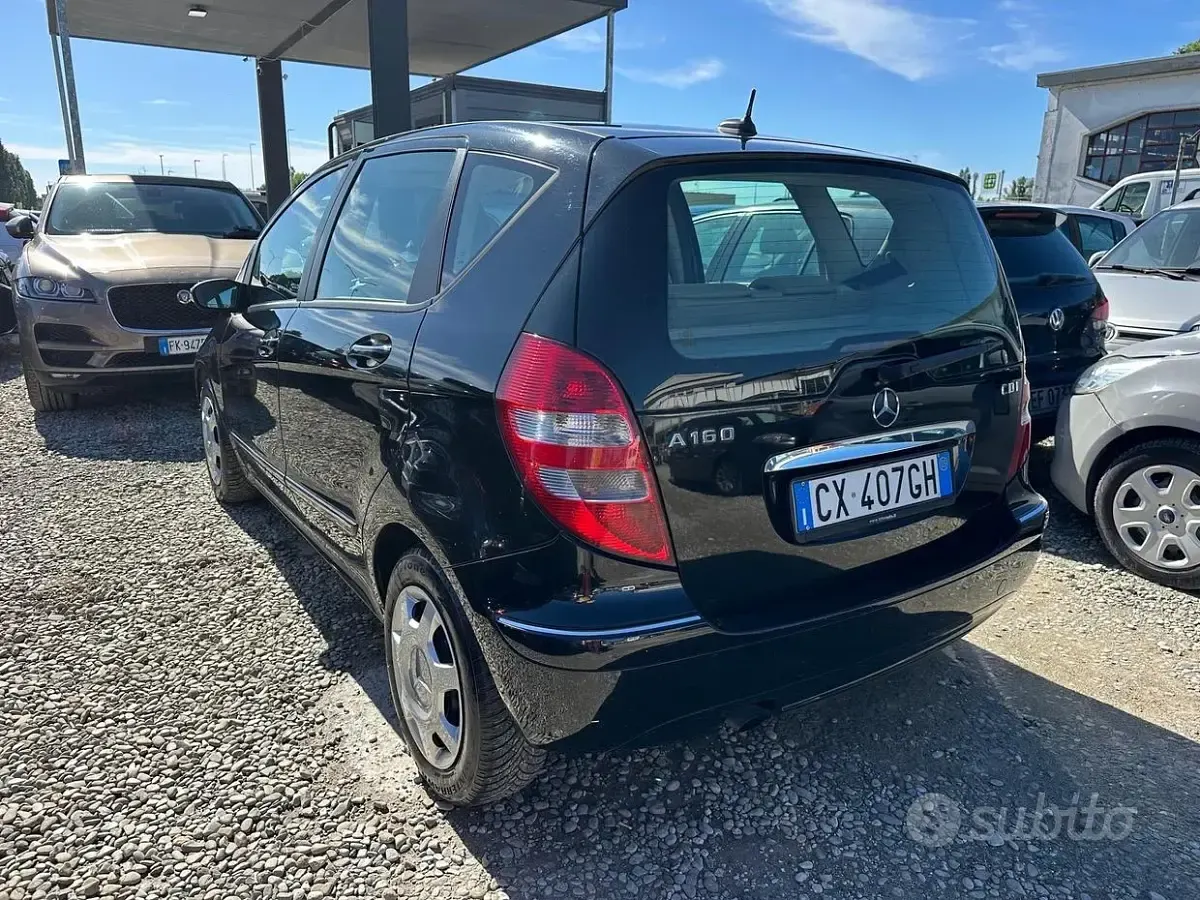 Usata Mercedes A160 Elegance 109 CV (80 kW) 2006 Nero Monovolume