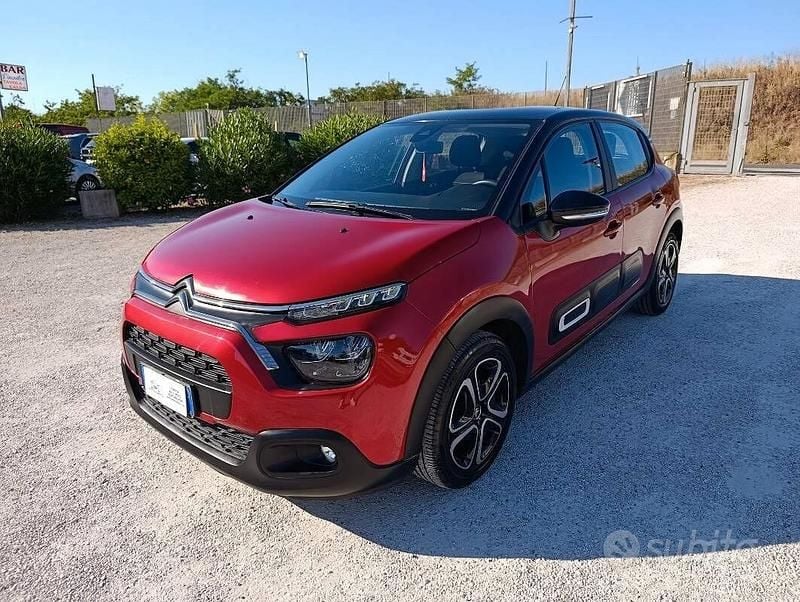 Rosso Usata 2022 Citroën C3 PureTech Tre volumi | 10.500 € (Ottimo prezzo) - Immagine 1/4