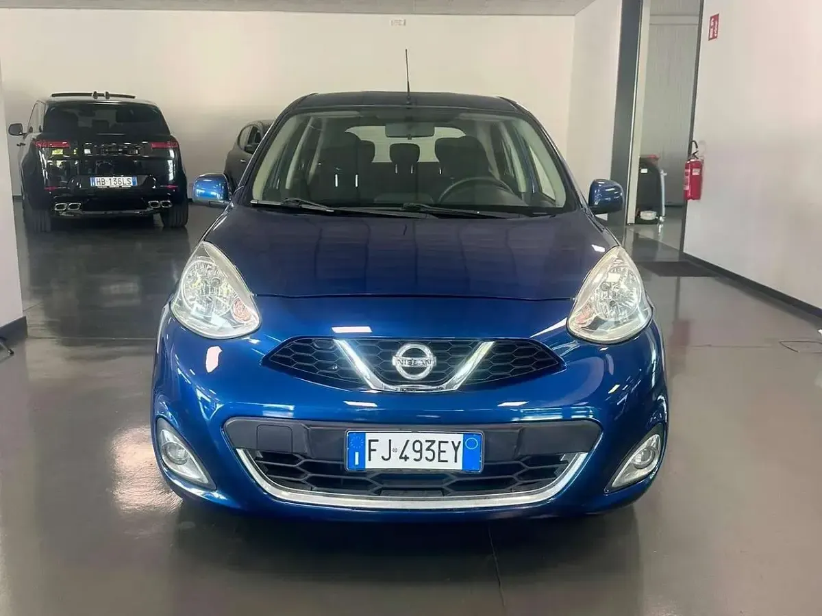 Usata Nissan Micra Visia 80 CV (58 kW) 2017 Blu/azzurro Utilitaria