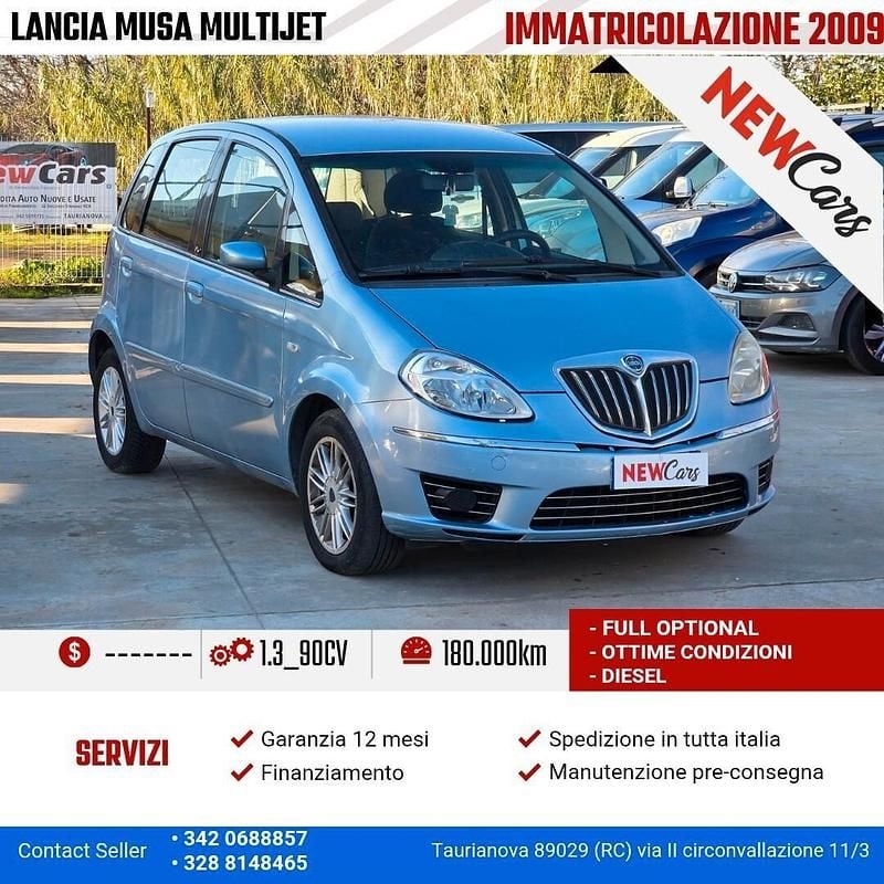 Blu Usata 2009 Lancia Musa Monovolume | 3900 € (Buon prezzo) - Immagine 1/4
