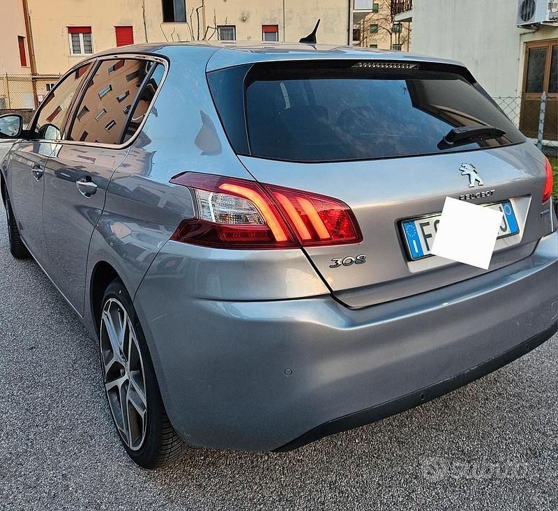 Usata Peugeot 308 Allure 120 CV (88 kW) 2016 Grigio Berlina